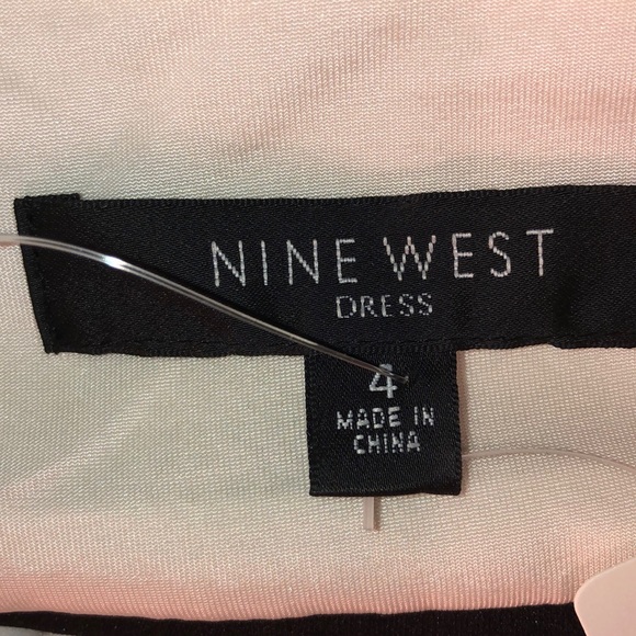 Nine West Black & Ivory Dress. NWT. 4 - Picture 5 of 8